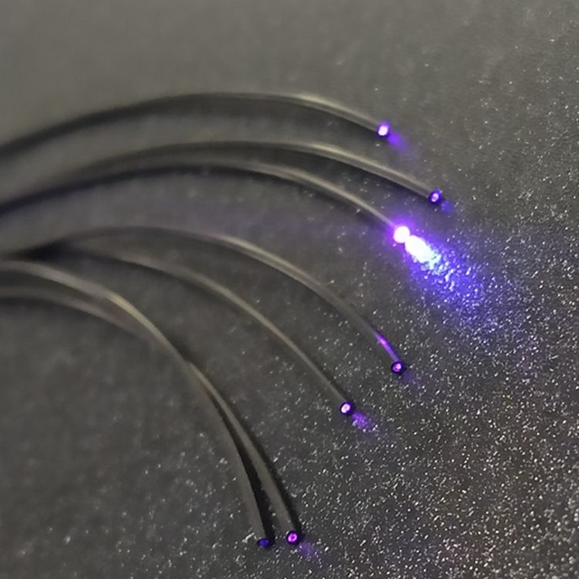 High Quality Black PE FTTH Accessories PMMA Fiber Optic Cable IP68 Rated RoHS ISO9001 Certified KINZ Brand 1 Core Low