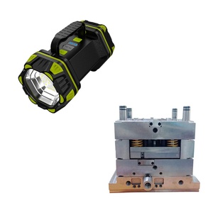 Custom Emergency Portable Searchlight <b>Plastic</b> Mold Making USB Charging Flashlight Guangdong Made <b>Plastic</b> Tooling <b>Enclosures</b> - Product Image 1