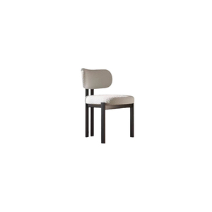 Ensemble <span class=keywords><strong>de</strong></span> <span class=keywords><strong>6</strong></span> <span class=keywords><strong>chaises</strong></span> <span class=keywords><strong>de</strong></span> salle à manger <span class=keywords><strong>en</strong></span> bois pour restaurant <span class=keywords><strong>de</strong></span> cuisine <span class=keywords><strong>en</strong></span> <span class=keywords><strong>tissu</strong></span> blanc à vendre - Product Image 6