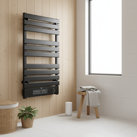 Sèche-serviettes électrique à thermostat réglable, séchoir à serviettes intelligent WiFi PTC, minuterie 24H, sécurité, verrouillage enfant, salle de bain