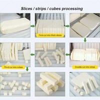 Machine à découper le fromage en cubes, blocs de mozzarella, trancheuse à beurre