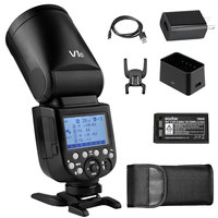Équipement Godox V1, flash de studio photo, lumière stroboscopique, flash pour appareils photo