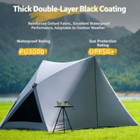 Tente de plage triangulaire portable pour camping en plein air, entièrement automatique, à montage rapide, protection solaire, tente de plage, tente de parc