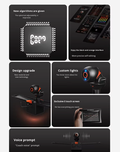 Máquina de <span class=keywords><strong>Tenis</strong></span> de <span class=keywords><strong>Mesa</strong></span> Inteligente PongBot OMNI Pro Edición Exclusiva Negra y Naranja, Control Ajustable por Aplicación/Tablet - Product Image 5