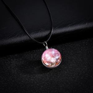 2025 lumineux <span class=keywords><strong>Manga</strong></span> nébuleuse espace univers ciel étoilé galaxie corde chaîne brillant boule de verre collier - Product Image 4