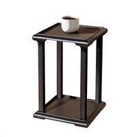 Support à fleurs en résine de style rétro pour balcon et salon, table d'appoint carrée, jardinière sur pied modèle SFHJ28