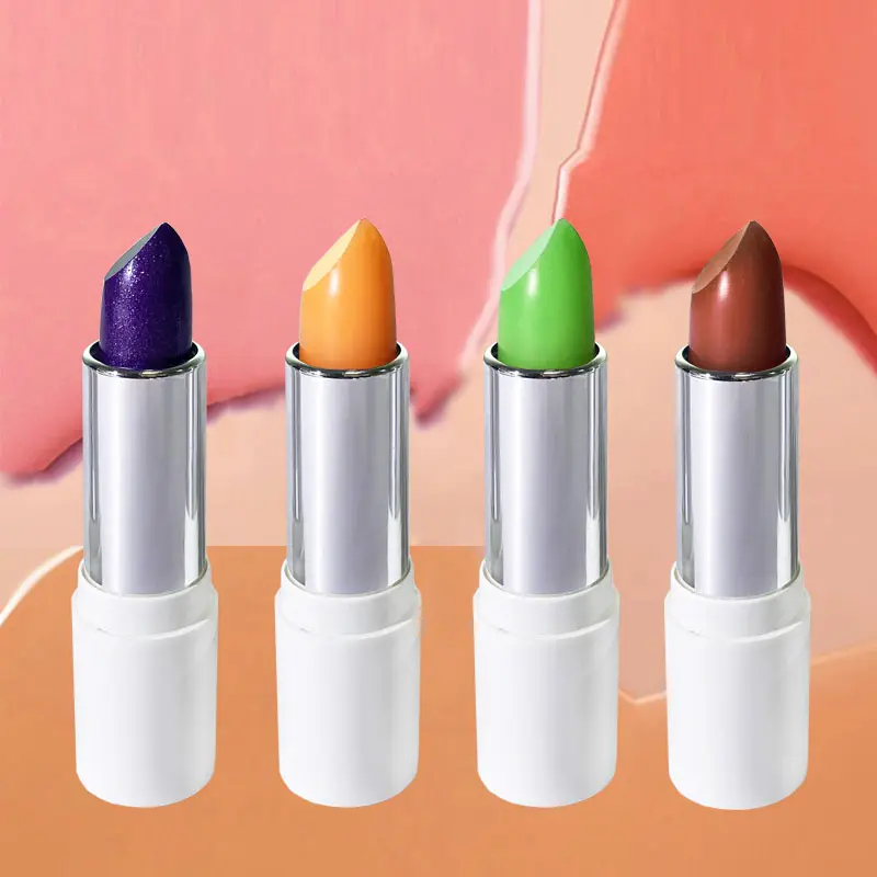 Lip gloss change color, green orange color change lipstick kit, colour color changing lip gloss lipgloss tint