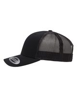 Vente en gros d'usine de casquette camionneur 6606 en maille noire et blanche avec logo brodé en coton 6 panneaux Snapback pour River Trips Caps Vietnam