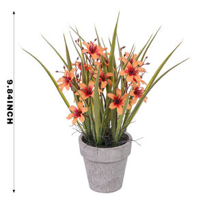 Plante artificielle <span class=keywords><strong>en</strong></span> <span class=keywords><strong>pot</strong></span> RUOPEI, fleurs mélangées, résistante aux UV, fausse plante mini Starflower <span class=keywords><strong>en</strong></span> <span class=keywords><strong>pot</strong></span> pour la décoration de la maison, du bureau ou de la table - Product Image 3