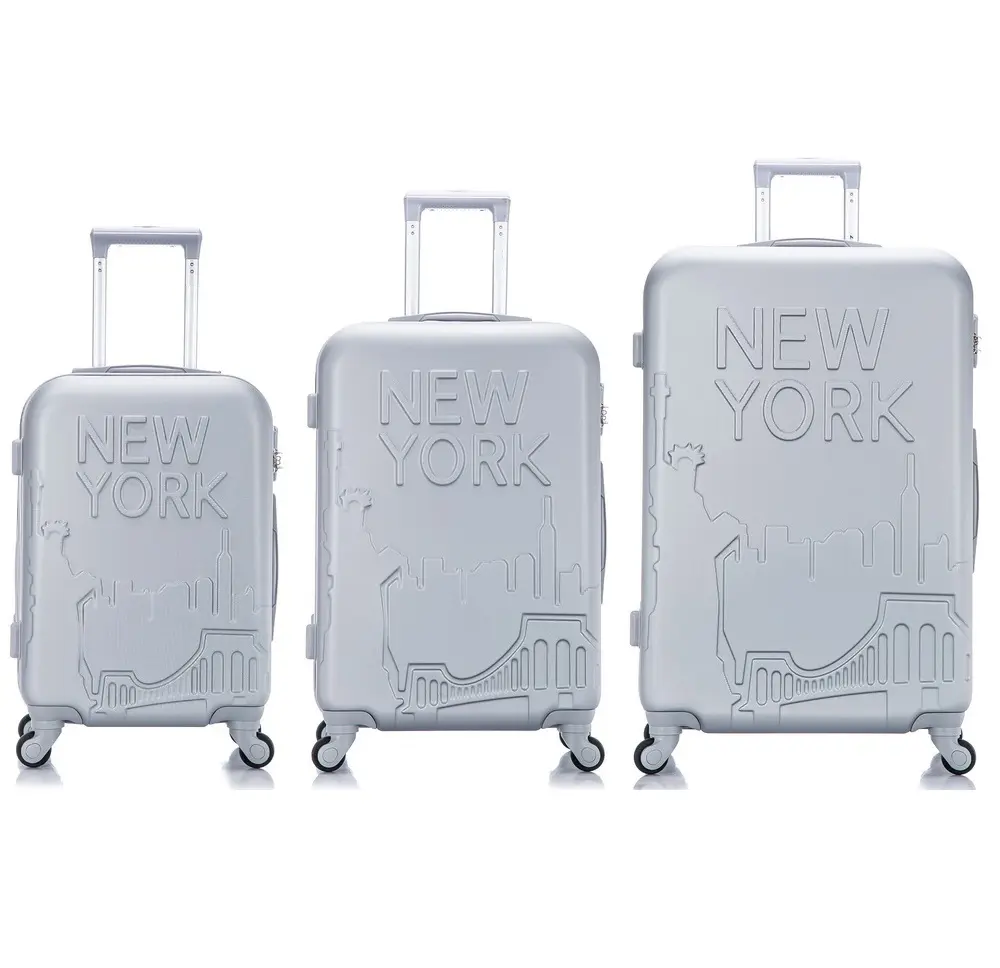 थोक हल्के ट्राली सूटकेस पहियों के साथ सामान स्पिनर पहियों ट्रॉली बैग पर ले जाने के लिए