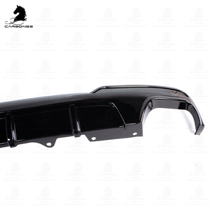 BMW F10 M Techリアディフューザー2011-2016用ABSグロスブラックリアバンパーリップディフューザー車体キット - Product Image 5