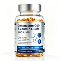 Gélules de CoQ10 400mg à haute absorption OEM ODM avec Vitamine E, Huile de Son de Riz et D-alpha Tocophérol pour la Santé Cardiaque – Capsules Personnalisées