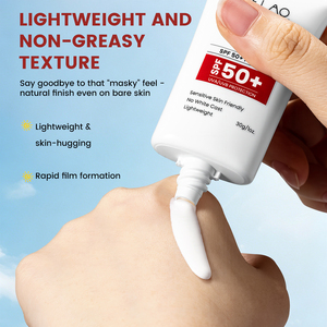 Protezione Solare Minerale Pura a Lunga Durata Resistente all'Acqua <span class=keywords><strong>SPF50</strong></span>+ PA++++ con Ampia Copertura UVA UVB per Esterni - Product Image 5