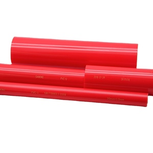Flowcolour UPVC rosso tubo 63mm acquario <span class=keywords><strong>PVC</strong></span> tubo di alimentazione <span class=keywords><strong>acqua</strong></span> raccordi connettore tubo - Product Image 1