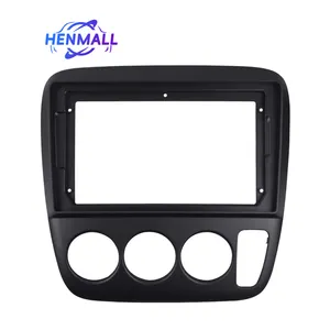Henmall Car Stereo 1Din 2Din Fascia Frame Adapter For Honda CRV 1998 Universal Big Screen Audio Dash Fitting Panel Frame Kit