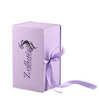 Boîte d'emballage magnétique rigide en carton de luxe pour cadeaux, avec emballage cadeau pliable, vente en gros