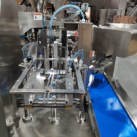 Machine d'emballage de fromage en poudre entièrement automatique certifiée pour sachets préformés à fermeture éclair, en acier inoxydable 304, faible bruit, longue durée de vie