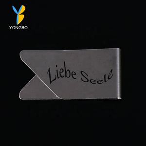 プロモクリッププロモーションさまざまな種類環境に優しい金属紙クリップカスタムロゴ - Product Image 5