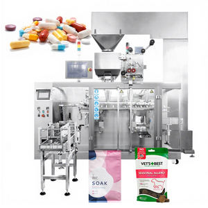 Machine de comptage et d'emballage entièrement automatique pour granulés, pilules, capsules d'huile de poisson, gélules de vitamine E, emballage en sachet refermable pré-fabriqué - Product Image 1