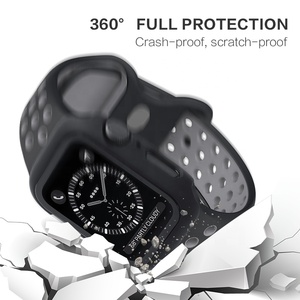 ขายส่งสเปรย์น้ำมันเคลือบพร้อมเคสใสสำหรับ Apple Watch 10/9/8/7/6 46 มม. 45 มม. 38 มม. เคสสมาร์ทวอทช์ วัสดุ PC ป้องกันรอยขีดข่วน - Product Image 5