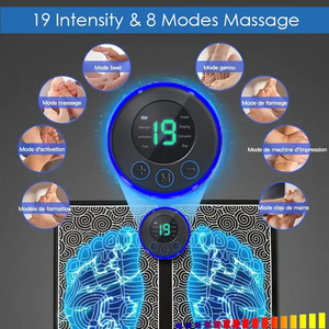 Tapis de fitness portable pour les pieds, détend les points d'acupuncture, améliore la circulation sanguine, recharge USB - Product Image 6