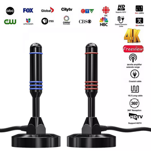 Antenne TV numérique intérieure UHF VHF à gain élevé Toxu en gros avec câble <span class=keywords><strong>RG174U</strong></span>/Rg58 de 5 m - Product Image 3