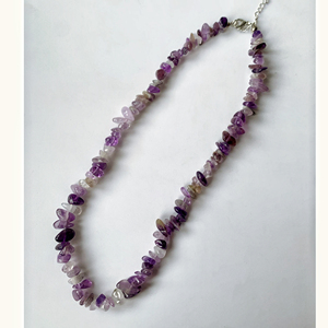 Collar de cuentas de piedras preciosas de <span class=keywords><strong>Chip</strong></span> 2025 con cadena, Pepita Natural, piedra Irregular caída, MM gargantilla de 5-10, joyería de cristal curativo - Product Image 4