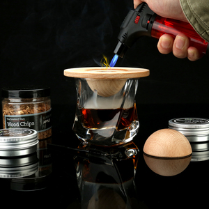 Tube Wood Wood Factory Supply Cocktail Smoker Kit Smoky Tube Cover Wooden With Natural Wood Chips Wooden