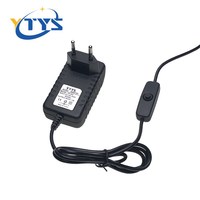 Adaptor AC Output DC 5V USB-C 3A dengan Kabel 1m dan Colokan untuk Menghidupkan PC Material Switching