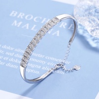 Bracelet Yaeno Fine Jewelry en argent sterling 925 avec pierres précieuses, bracelet fait à la main pour femmes, cadeau