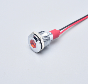 8mm 10mm 12mm 16mm 22mm không thấm nước IP65 vít chân/pin thiết bị đầu cuối đèn kim loại chỉ số dẫn ánh sáng 220V 24V <span class=keywords><strong>12V</strong></span> 6V - Product Image 5