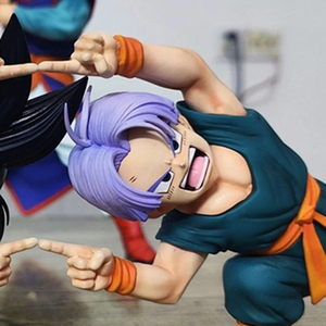 2 PCS/SET Anime Dragon DBZ Goten Gotenks Trunks Combined Body Anime Statue PVC Action Figure Toys Birthday Gift Collect for Kids - Product Image 5