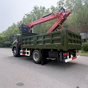 Équipement de levage 1,5 tonne 8m Grue à grappin hydraulique montée sur <span class=keywords><strong>camion</strong></span> 360° °   Grappin rotatif pour la manutention de <span class=keywords><strong>ferraille</strong></span> et d'acier - Product Image 5