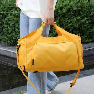 Custom Logo Large Capacity <b>Waterproof</b> Training Luggage Simple Multi-Functional Travel Duffle <b>Bag</b> Fitness Yoga <b>Bags</b> for Men - Product Image 2