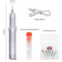 Fournisseur d'ongles AT-NDB-258 léger et portable pour couper les ongles Brosse en carbone Outil électrique silencieux pour ongles