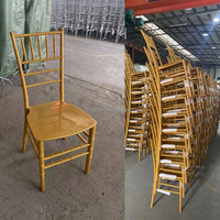 Chaises de mariage, chaises Chiavari empilables blanches en gros pour hôtels, banquets commerciaux, événements et fêtes