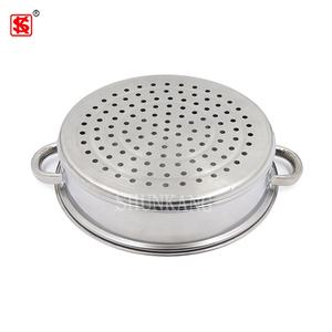 <span class=keywords><strong>Olla</strong></span> de vapor de acero inoxidable 410, <span class=keywords><strong>olla</strong></span> de cocina con vaporizador, 28cm, barata, al por mayor - Product Image 5