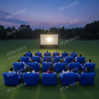 Canapé gonflable imperméable pour le camping et les sorties à la plage, chaises pneumatiques portables pour les soirées cinéma en plein air, sièges de cinéma gonflables