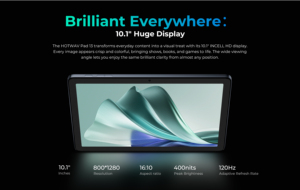 HOTWAV Pad 13 <b>Tablet</b> PC 10.1 inch HD 4+128GB 120Hz 13MP Rear Camera 5MP Front Camera 6580mAh 10W Android 16 <b>4G</b> <b>Tablet</b> for Adult - Product Image 4