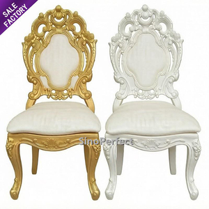Hot Sale Luxury <b>Plastic</b> Louis <b>Chair</b> with French Style Round Back <b>Plastic</b> Resin <b>Chair</b> for Elegant Ceremony Wedding <b>Dining</b> - Product Image 1