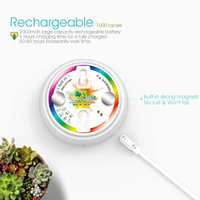 IP68 Wasserdichter Kunststoff Unterwasser teich & Badewanne Magnetische RGB wiederauf ladbare LED-Tauch-LED-Pool leuchte mit Fern batterie