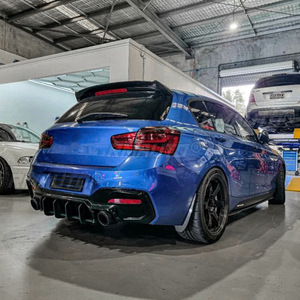 สำหรับ BMW ซีรีส์ 1 F20 LCI M140i MP ปี 2015-2019 ชุดแต่งกันชนหลัง ดิฟฟิวเซอร์ สปอยเลอร์ สปลิตเตอร์ ป้องกันรอยขีดข่วน อุปกรณ์ตกแต่งรถยนต์ - Product Image 5