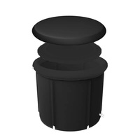 Baignoire de récupération par cryothérapie portable en PVC durable, gonflable, pour 1 personne, 60 gallons+, avec impression de logo personnalisé