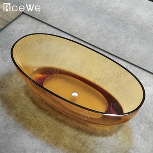 Vasche <span class=keywords><strong>da</strong></span> <span class=keywords><strong>Bagno</strong></span> in Resina Cristallina <span class=keywords><strong>Trasparente</strong></span> di Vari Colori <span class=keywords><strong>Vasca</strong></span> <span class=keywords><strong>Trasparente</strong></span> in Resina Solid Surface Vasche Freestanding in Resina Traslucida - Product Image 2