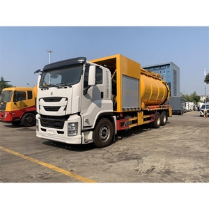 ISUZU GIGA 6X4 <b>10</b> Wheels Sewage Suction Truck Fecal Cargo Truck High Pressure Suction-type Sewer Cleaning Truck for Sale - Product Image 4