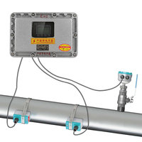 Convertisseur de débitmètre ultrasonique antidéflagrant pour liquides aqueux |   Certifié Exd II BT5 |   Support mural |   Hôte multi-canaux |