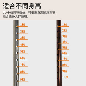 ไม้เท้าอลูมิเนียมอัลลอยด์สี่ขา ความยาว 90 ซม. ปรับความสูงได้ ป้องกันการลื่น สำหรับผู้สูงอายุ - Product Image 2