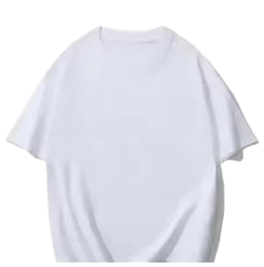 เสื้อยืดคอกลมโอเวอร์ไซส์ผ้าฝ้ายสำหรับผู้หญิง สกรีนโลโก้ได้ ทรงหลวม สไตล์สตรีทแวร์ลำลอง ทรงโอเวอร์ไซส์ สวมใส่สบาย ไหล่ตก - Product Image 1