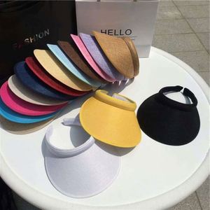 Sombrero de Paja Unisex con Visera Ancha y Protección UV, Diseño Transpirable para Deportes al Aire Libre, Viajes y Uso Diario - Product Image 1