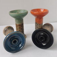 Qualité RTS Glacé Argile Shisha Tête Oblako Narguilé Bol Céramique Narguilé Tête Nouveau Design Haute Qualité narguilé Accessoires